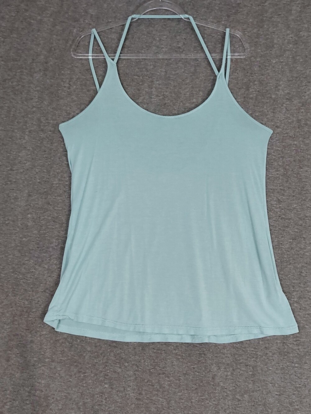 TOBRIEF WOMENS PASTEL BLUE STRAPPY LOOSE FIT SEXY SUMMER TANK TOP SIZE LARGE